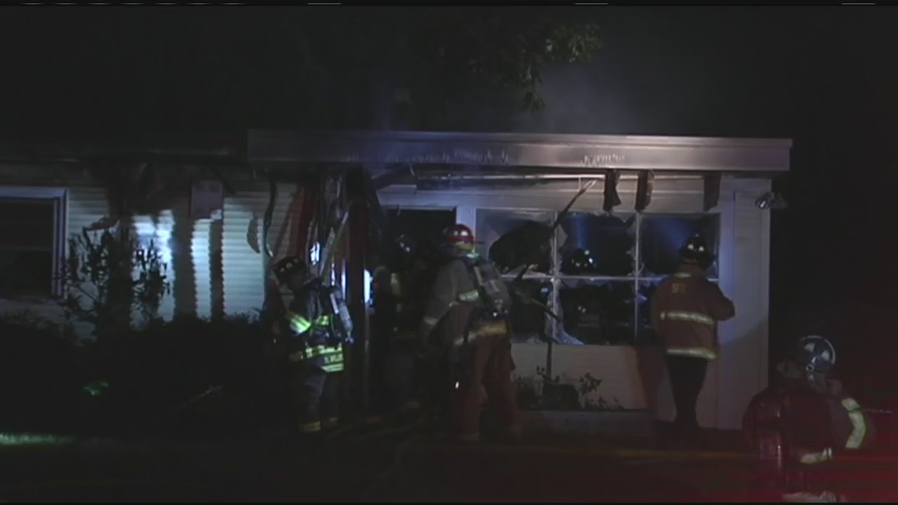 House fire in Springfield injured one firefighter - YouTube