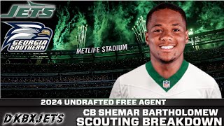 Jets 2024 UDFA | CB Shemar Bartholomew Turnover King