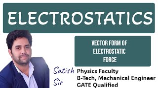 vector form of electrostatic force