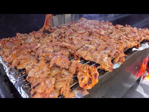 Korean BBQ Chicken Marinated and Grilled. London Street Food