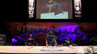 Lil G vs Kid David // .BBoy World // BREAKING 1on1 QUARTER-FINAL | UNBREAKABLE 2013