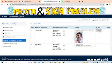 ctet photo upload problem 2022 | ctet photo and signature size 2022 | ctet 2022