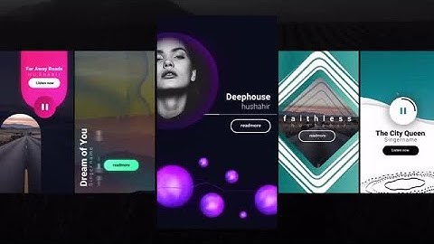 Instagram Music Stories V5 DaVinci Resolve Templates