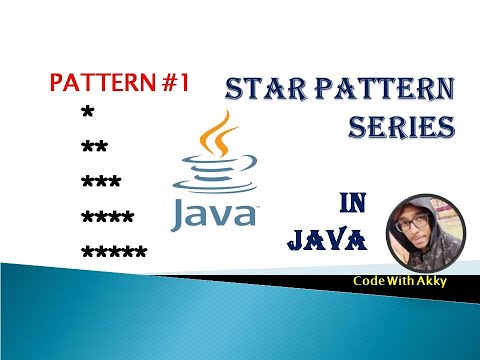 Star pattern program in Java 1 | [How to print half pyramid pattern program in java]
