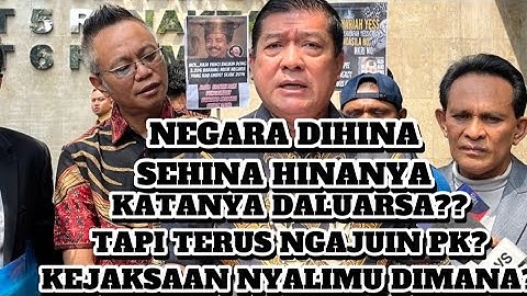 SILFESTER MATUTINA TAK KUNJUNG DIEKSEKUSI : KATANYA DALUARSA TAPI TERUS NGAJUIN PK LOGIKANYA DIMANA?
