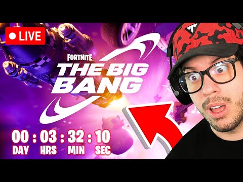 🔴LIVE! - NEW Fortnite CHAPTER 5 *BIG BANG* EVENT Countdown! (Win Streak)