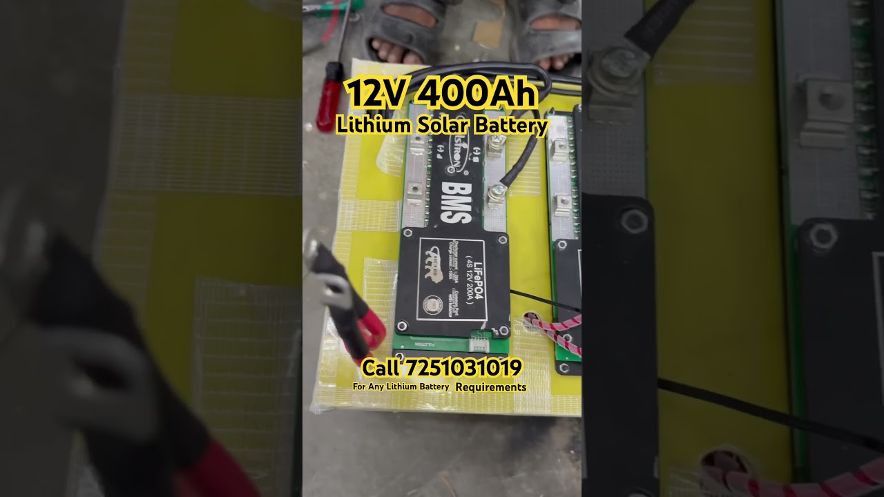 Pulstron 12V 400Ah Lithium Solar Battery 