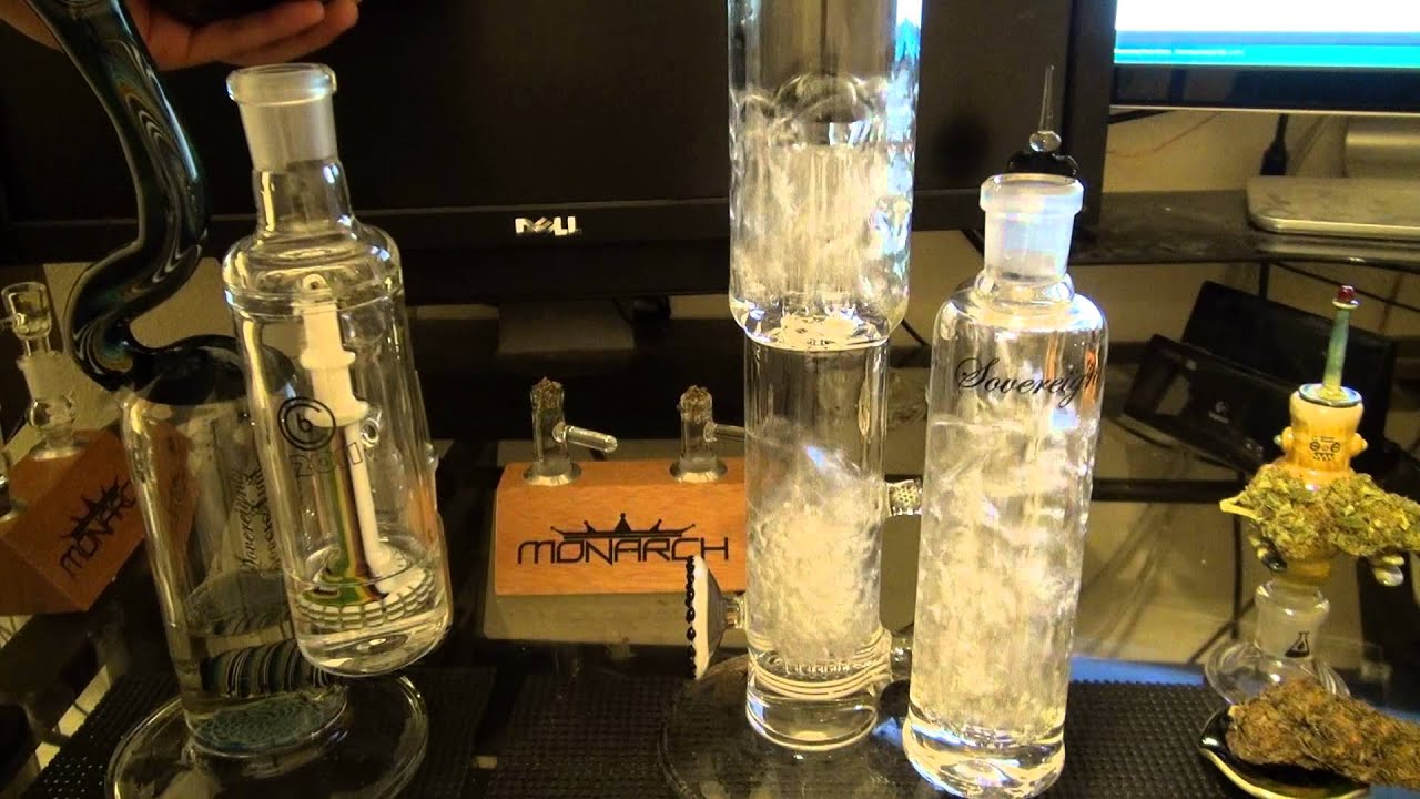 Sovereignty Glass Stemline Upgrid v  Downgrid w/ 2011 BC v SG Ash Catcher - Burtoni & El Hefe Collab