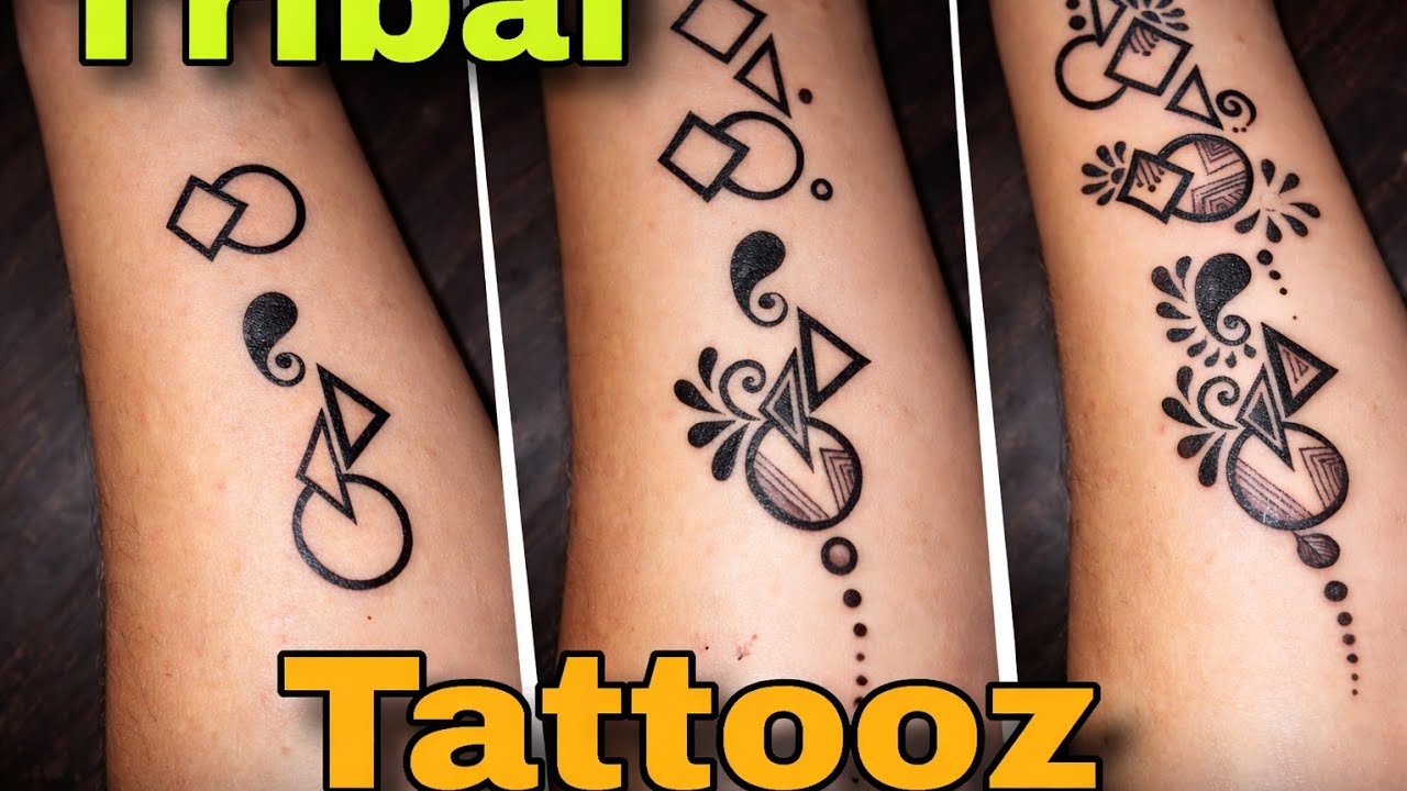 How to make a easy tribal tattoo || beautiful tattooz || PP TATTOO || easy making 