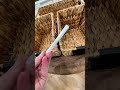 woven wicker pantry baskets for organizing snacks, produce, and household essentials, decorative