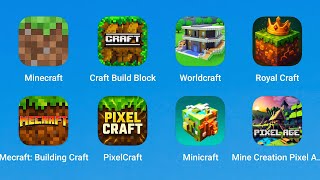 Minecraft, Craft Build Block, Worldcraft, Royal Craft, Mecraft Building, PixelCraft, Minicraft screenshot 4