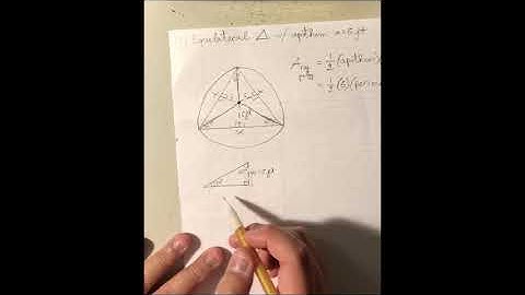 Areas of Regular Polygons Example 4 | Equilateral Triangle (All Three Methods)