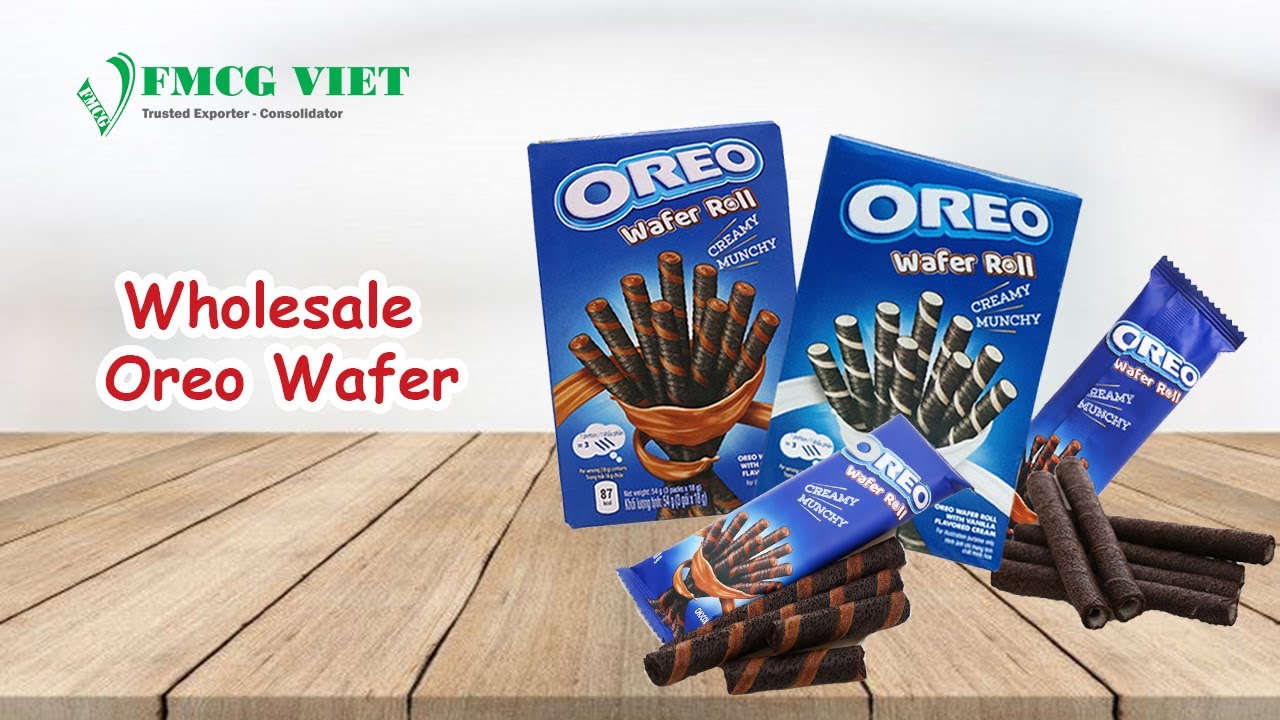 Wholesale Supplier Oreo Wafer Roll FMCG VIET