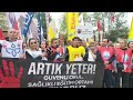 Denizli'de Eğitimciler Ayakta,'Okullarda Ölmek İstemiyoruz'
