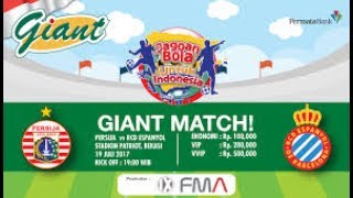 PERSIJA JAKARTA VS RCD ESPANYOL