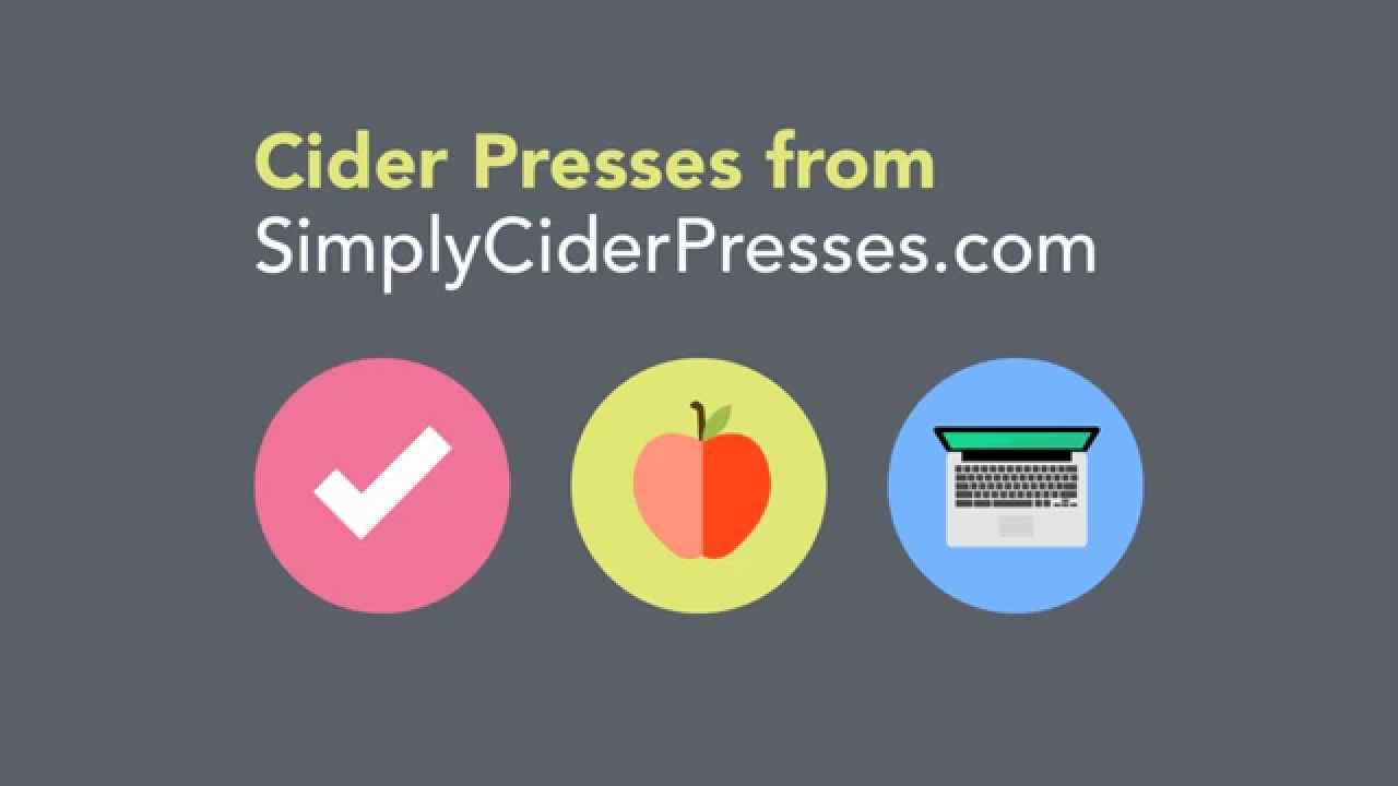 Simply Cider Presses Promo Video YouTube