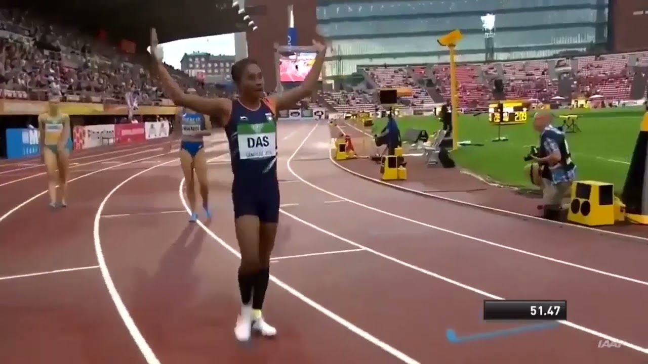 Hima Das Makes History At The IAAF World U20 Athletics Championship 
