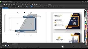 Make a Professional Business Card Template - Coreldraw 2024 Tutorial