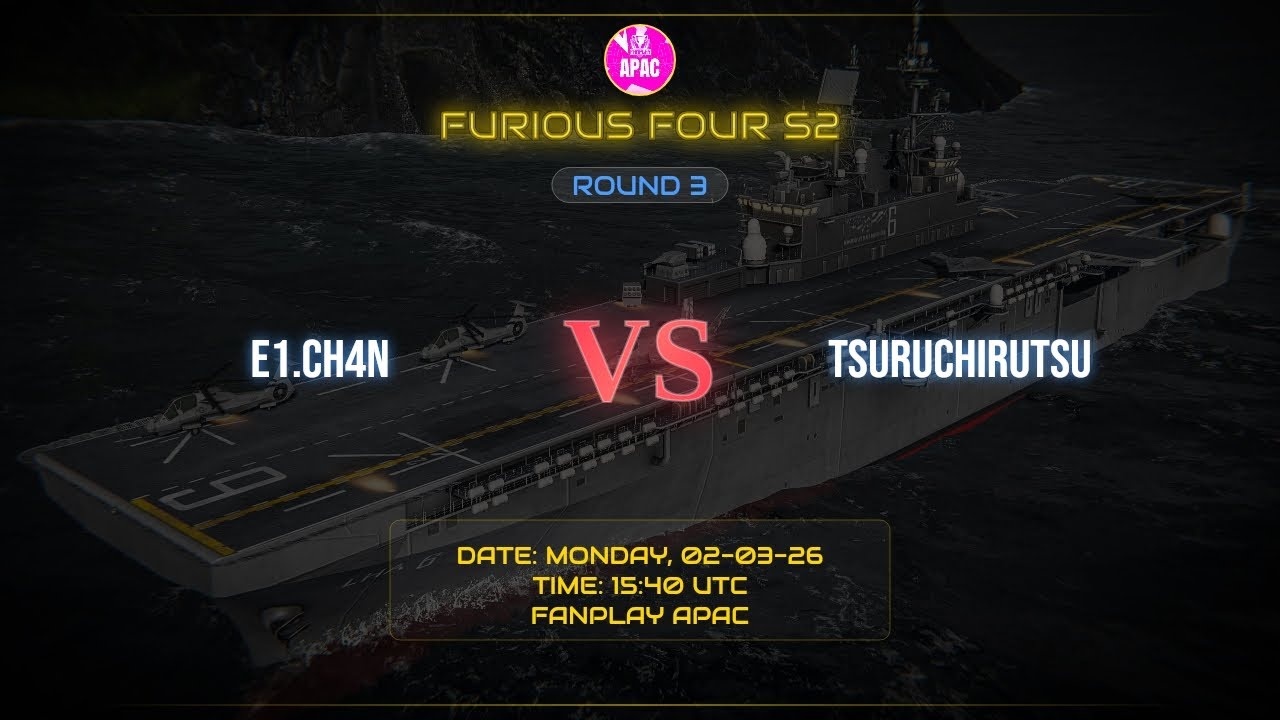 || E1.CH4N VS TSURUCHIRUTSU || FURIOUS FOUR S2 R3 MATCH 1 ||FNP APAC||