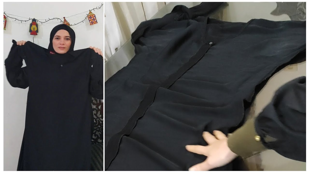 فكره جديده بعبايه قديمه/اعاده تدوير عبايه قديمه/تجديد العبايه القديمه