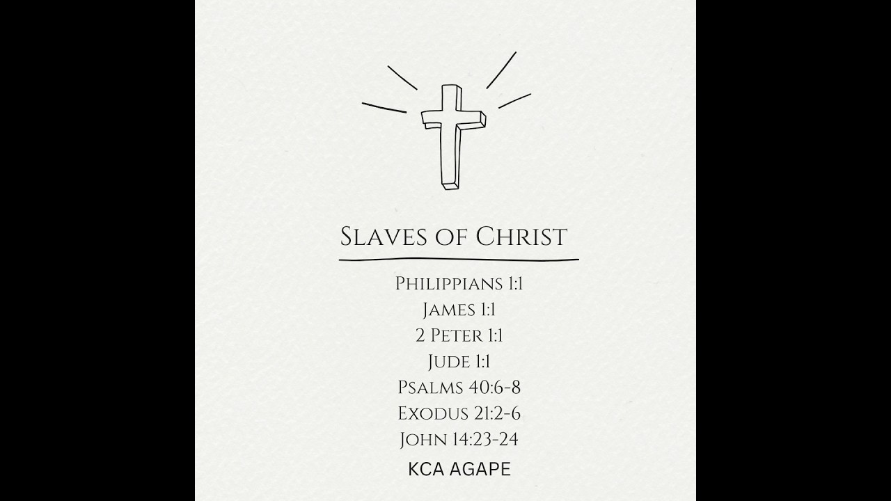 (10/18/2026) | Slaves of Christ | KCA AGAPE Live Stream