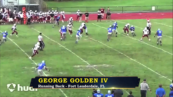 George Golden IV - Dillard Running Back - Highligh...