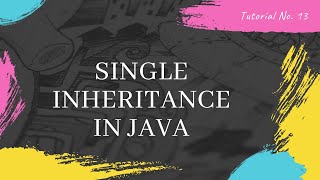 SINGLE INHERITANCE IN JAVA...