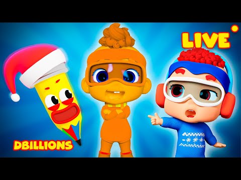 Christmas Jingle for Santa with Baby DB | Mega Compilation | D Billions Kids Songs
