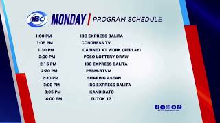 Full IBC 13 Monday Program Schedule April 7, 2025 Guide