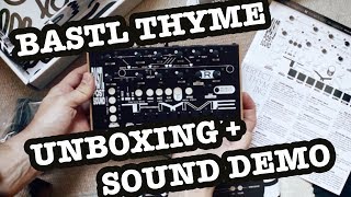 Bastl Thyme Unboxing - it's heavy! #TTNM