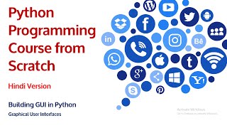 #20 Graphical User Interfaces in Python Hindi Tutorial Part 1