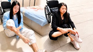 👉POLIO WOMAN ♿WITH SEVERE LEG WEAKNESS