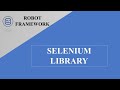 10 seleniumlibrary  robotframework