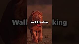 Walk like a king👑#fypシ#king#song#aura#lion#viral#ytshorts#trend#1millionviews#darkvibe#edit#sigma