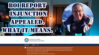 BOI Report Update - Treasury Department Appealed The Injunction
