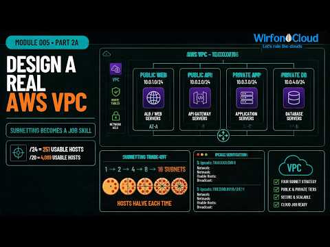 Module 005 Part 2a — Design a Real AWS VPC From Scratch:Subnetting Trade-Off Table & ipcalc Verified
