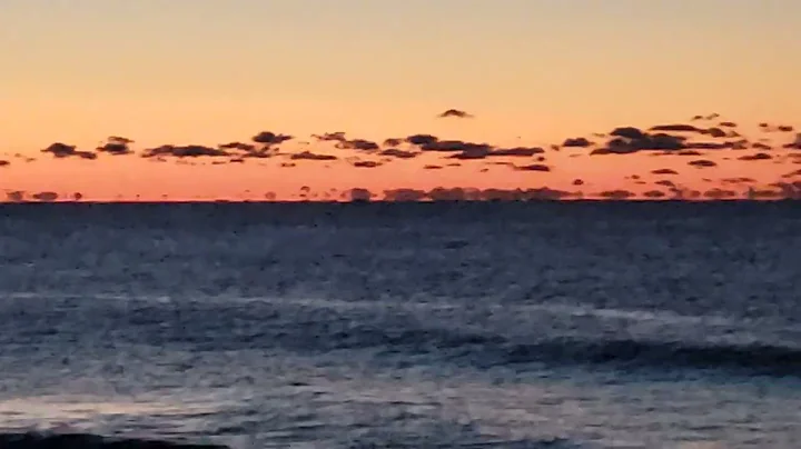 pre-sunrise on a very cold april myrtle beach morn...