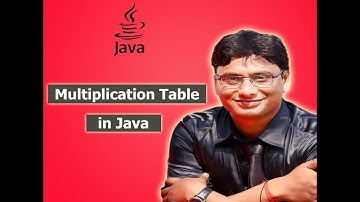 Java Program To Print  Multiplication Table | Multiplication Table in Java| Multiplication Table