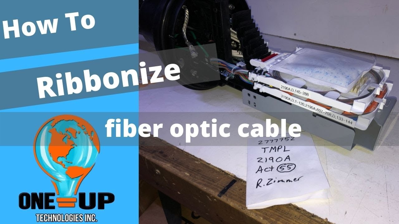 How to Ribbonize Fiber optic cable - YouTube