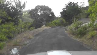 Held Hand Dashboard view of some Drives in St Helena