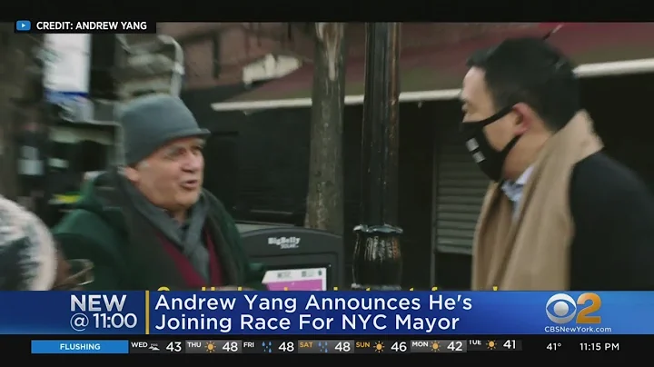 Andrew Yang Announces He's Joining Race For NYC Mayor