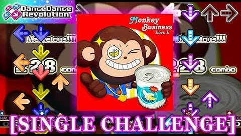【DDR 2013】 Monkey Business [SINGLE CHALLENGE] 譜面確認 低速おまけ付