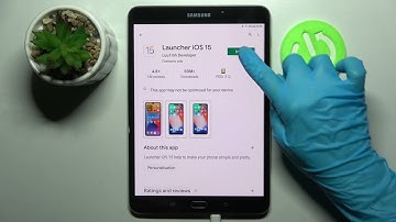 How To Download And Apply iOS Launcher on SAMSUNG Galaxy Tab S2? | Launcher iOS
