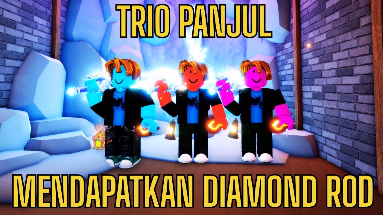 Main 3 AKUN Sekaligus Sampai Dapet DIAMOND ROD Di Fish It!!