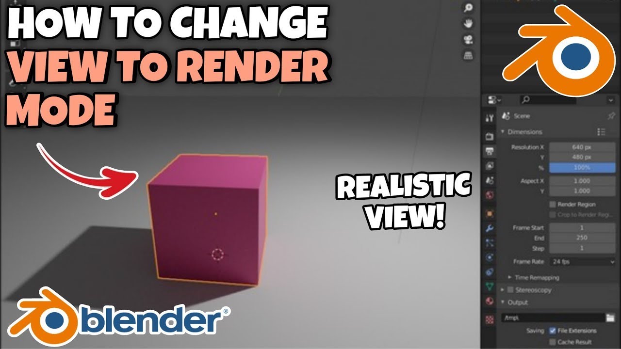 Retained Mode Rendering How to Switch to Render Mode View in Blender - Easy Step-by-Step Guide ...
