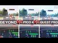 THROUGH THE LENSES - BEYOND vs Quest PRO vs PICO 4