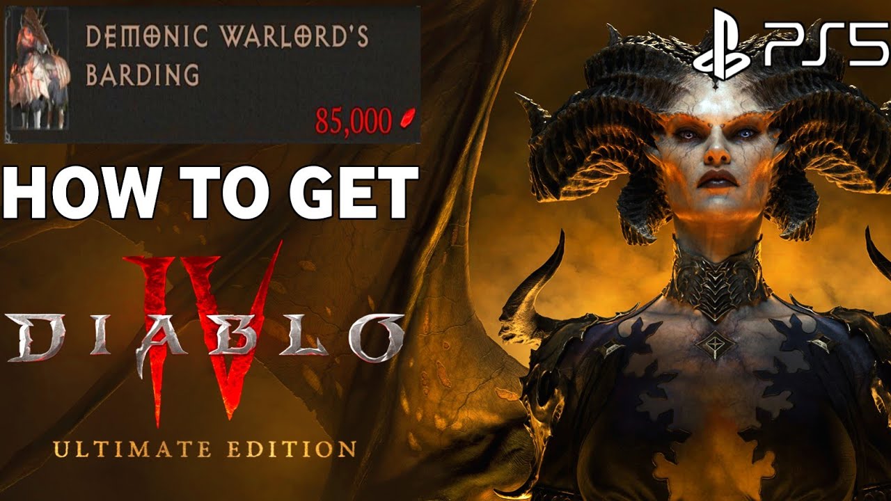 How to Get Demonic Warlord's Barding Diablo 4 Cosmetic Horse Armor