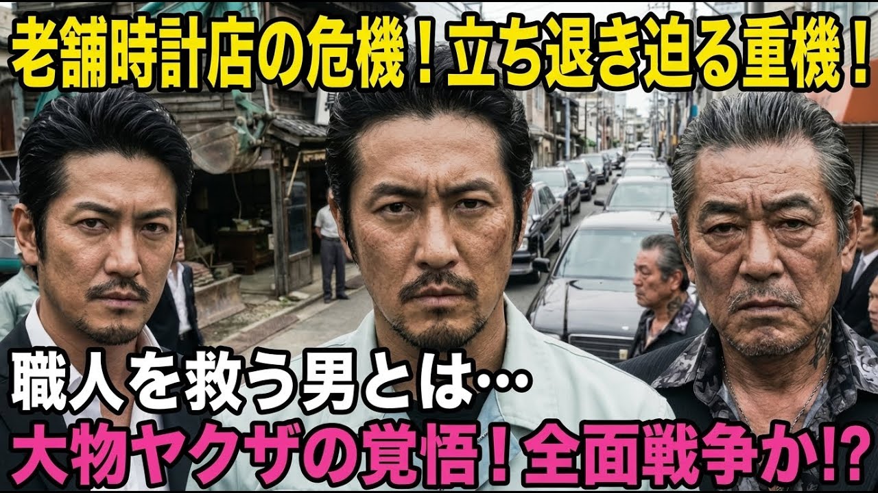 ヤクザの形見を修理した職人。老舗店を壊すエリートが、現れた黒塗りの車列に腰を抜かした理由