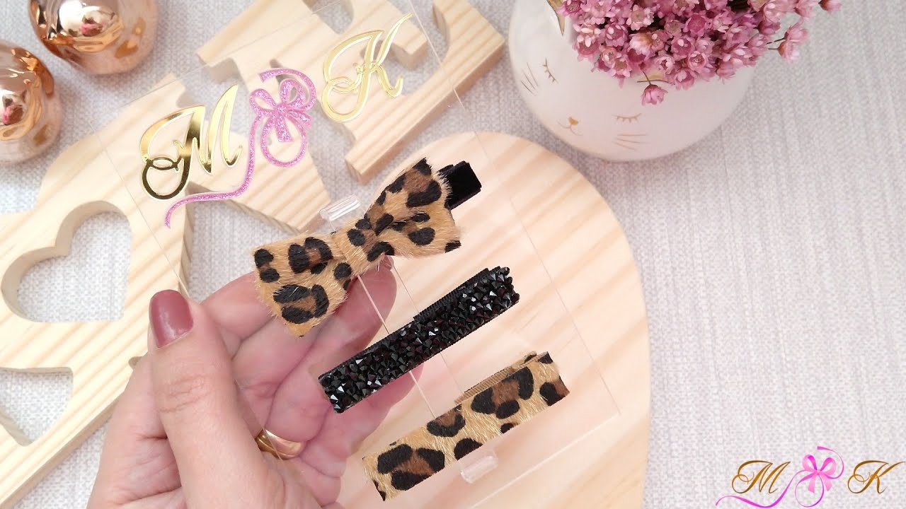 kit Hair Clips Outono-Inverno Animal Print/Kaká Magalhães