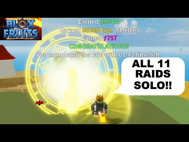 HARDEST RAID EVENT (QUAKE RAID) in BLOX FRUITS UPDATE 11 - BiliBili